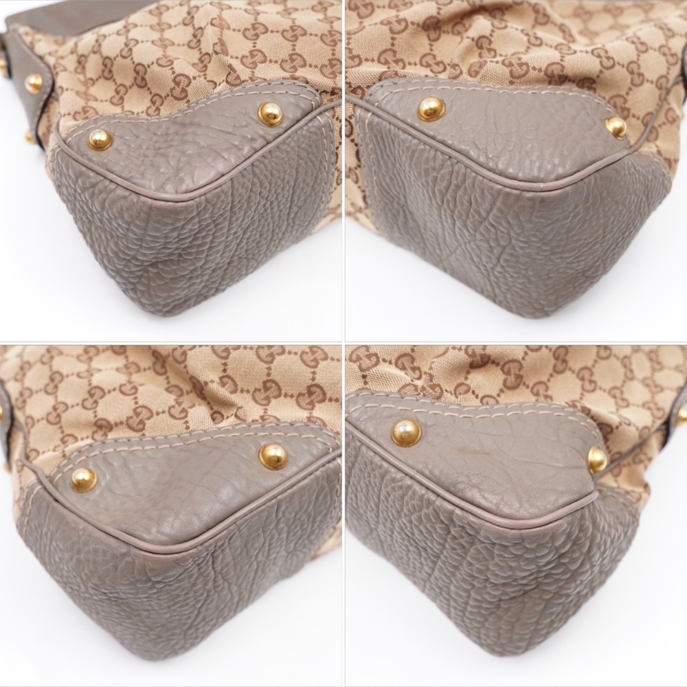 GUCCI Monogram Jockey Hobo - Picture 12 of 14